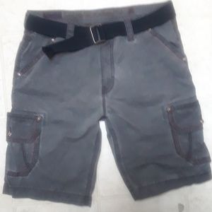 Mens New Rock Revival Jean Cargo Shorts Sz 40